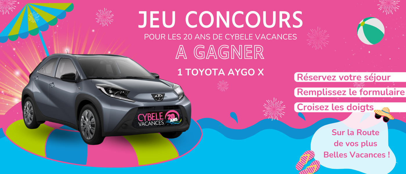 Jeu concours Cybèle Vacances - Gagnez une voiture !